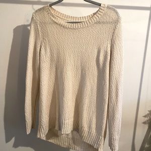 Off white crew neck sweater